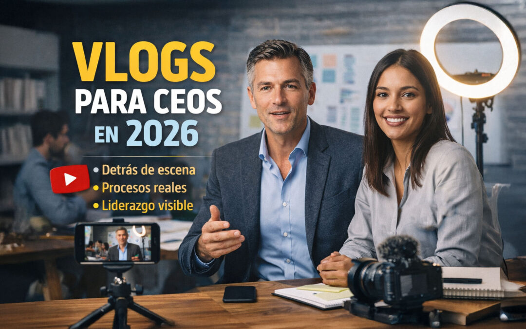 Vlog: la tendencia de crecimiento en 2026 para que los líderes posicionen sus marcas y empresas con su imagen personal
